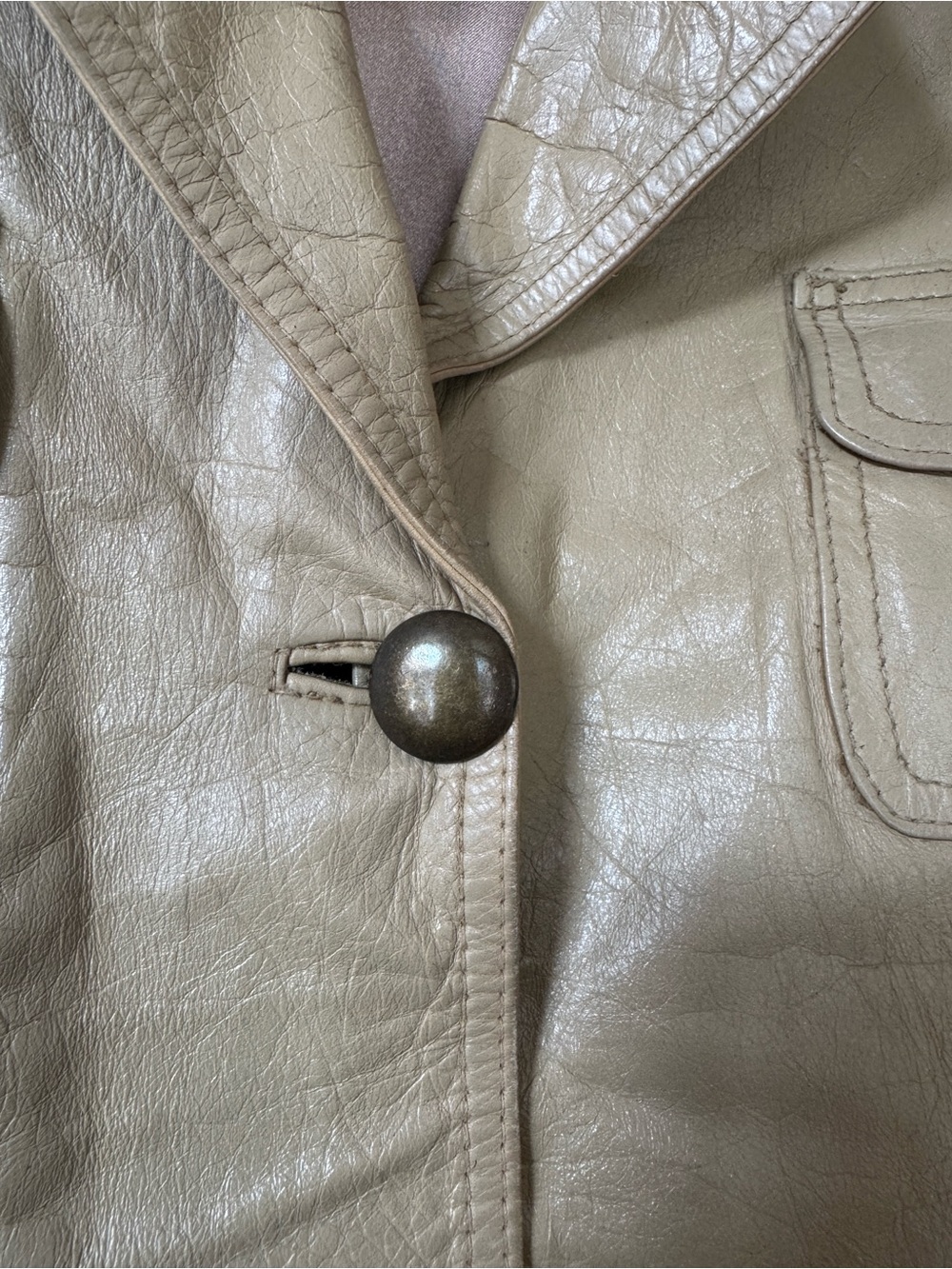 Vintage leather jacket - Picture 7 of 7